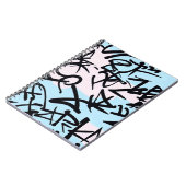 Modernes Graffiti Notizblock (Linke Seite)