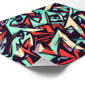 Modernes Graffiti Poster (Ecke)