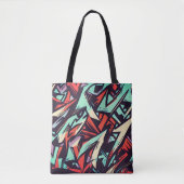 Modernes Graffiti Tasche (Vorderseite)