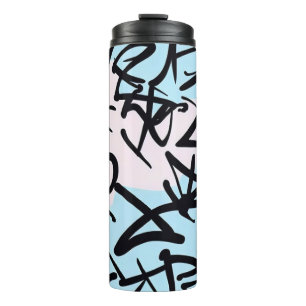 Modernes Graffiti Thermosbecher