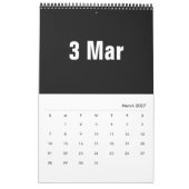 Modernes Grafikdesign 2020 ~ Leslie-Paprikaschoten Kalender (Mär 2027)