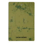 Modernes, grafisches Muster. Alice-Notizen. Person Mini Klemmbrett (Rückseite)