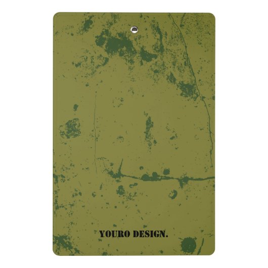 Modernes, grafisches Muster. Alice-Notizen. Person Mini Klemmbrett (Rückseite)