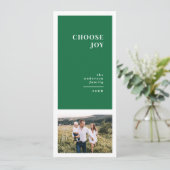 Modernes, grafisches und minimales Weihnachtsgesch Ankündigung (Stehend Vorderseite)