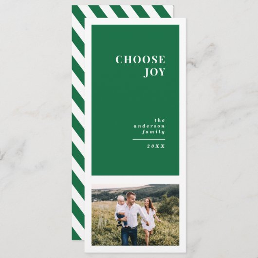 Modernes, grafisches und minimales Weihnachtsgesch Ankündigung (Vorne/Hinten)