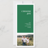 Modernes, grafisches und minimales Weihnachtsgesch Ankündigung (Vorderseite)