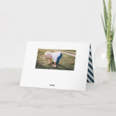 Modernes, grafisches und minimales Weihnachtsgesch Karte (Rückseite)