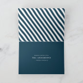 Modernes, grafisches und minimales Weihnachtsgesch Karte (Innenseite)