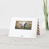 Modernes, grafisches und minimales Weihnachtsgesch Karte (Rückseite)