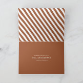 Modernes, grafisches und minimales Weihnachtsgesch Karte (Innenseite)