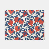 Modernes Granatapfmuster Fußmatte (Vorderseite)