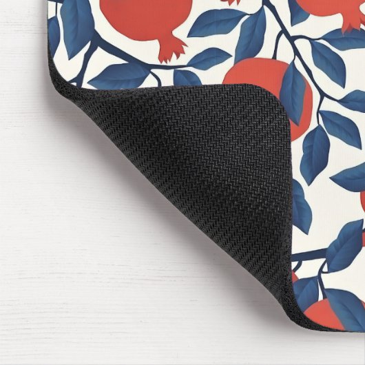 Modernes Granatapfmuster Mousepad (Ecke)