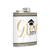 Modernes Grand 2016 Gold Glitzer Text Design Flachmann (Rechts)