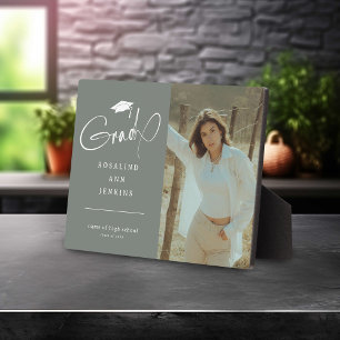 Modernes Grand Foto Abschluss Keepake-Geschenk Fotoplatte