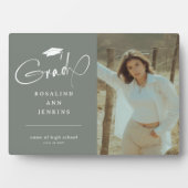 Modernes Grand Foto Abschluss Keepake-Geschenk Fotoplatte (Vorderseite)