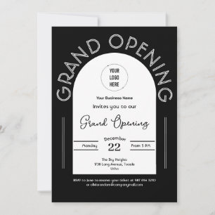 Modernes Grand Opening-Geschäft Einladung