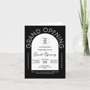 Modernes Grand Opening-Geschäft Einladung