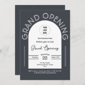 Modernes Grand Opening-Geschäft Einladung (Vorne/Hinten)