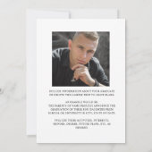 Modernes Grand Year Black Gold Gradient 6 Fotos Ankündigung (Rückseite)