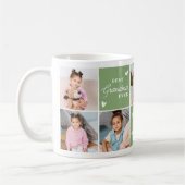 Modernes GRANDMA Personalisiert 7 Multi-Foto Kaffeetasse (Links)