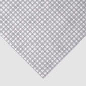 Modernes Grau Gingham Seidenpapier (Ausschnitt)