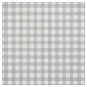 Modernes Grau Gingham Stoff (Muster)