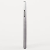 Modernes Grau Gradient Ombre Personalisiert Case-Mate iPhone Hülle (Hinten/Rechts)