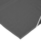 Modernes Grau-Schwarz-Monogramm Tischdecke (Schrägansicht)