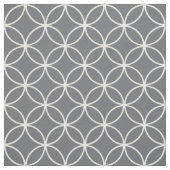 Modernes, grau-weißes Karonmuster Stoff (Muster)