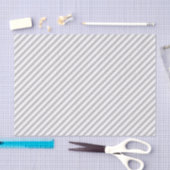 Modernes, grau-weißes Muster Seidenpapier (Handwerk)