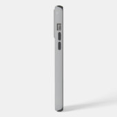 Modernes Graues Elegant iPhone Hülle (Linke Seite)