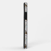 Modernes graues neutrales Gnome Weihnachtsmuster C Case-Mate iPhone Hülle (Hinten/Rechts)