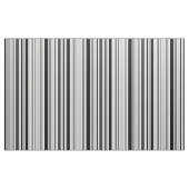 Modernes Graues, schwarz, Weiß Stripes Stoff (Yard (91,4 cm))