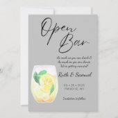 Modernes graues, sonniges Foto Save The Date (Vorderseite)