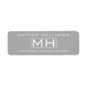 Modernes Graues und Weiß Beruflich (Vorne)