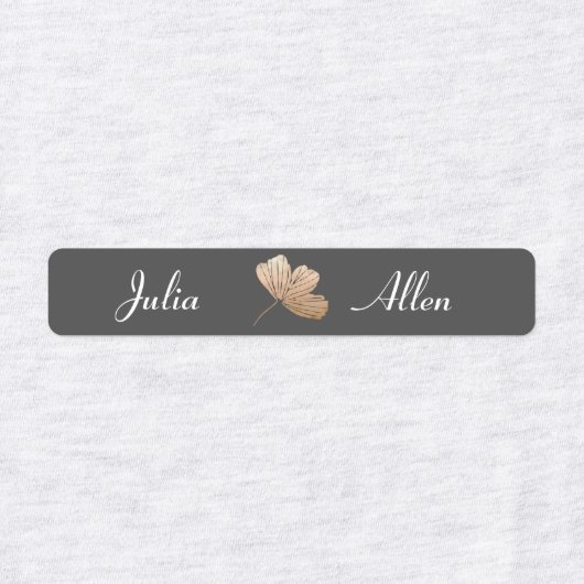 Modernes, graues und weißes, glänzendes Eisen Etiketten (Design 1)