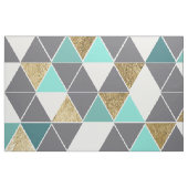 Modernes graues Weiß aquamarin und Stoff (Fat Quarter (45,7 x 55,9 cm))