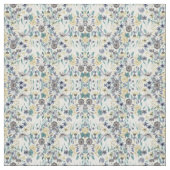 Modernes graugelbes, florales Wasserfarbmuster Stoff (Muster)