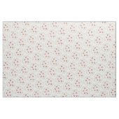 Modernes Graukorallenrosa Personalisiert Foxmuster Stoff (Yard (91,4 cm))