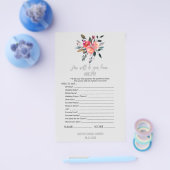 Modernes Grauspiel "Was ist in deiner Hand?" Flyer (Einzeln)