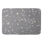 Modernes Gray Terrazzo Badematte (Vorderseite)