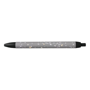 Modernes Gray Terrazzo Kugelschreiber