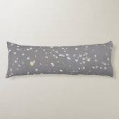 Modernes Gray Terrazzo Seitenschläferkissen (Vorderseite)