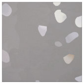 Modernes Gray Terrazzo Stoff (Muster)
