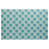 Modernes Green Clover Kleeblatt Zeichnend Muster Stoff (Yard (91,4 cm))