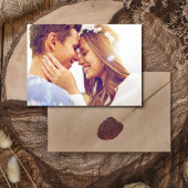 Modernes Green Garden Wedding Foto Save The Date