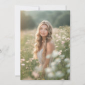 Modernes Green Gingham Perfect Pear Brautparty Einladung (Rückseite)