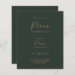 Modernes Green Gold Budget PROM