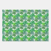 Modernes Green Palm Blätter Muster (Vorderseite 3)