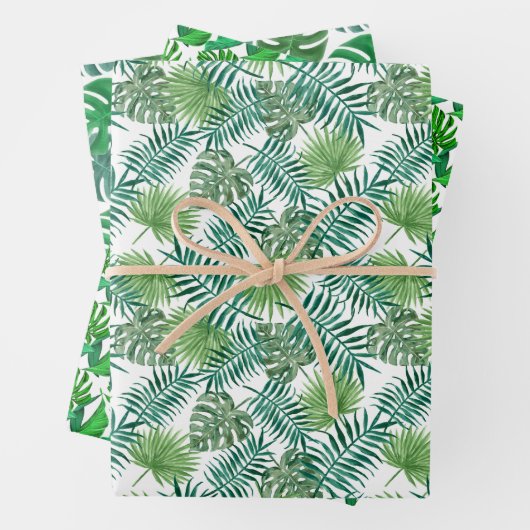 Modernes Green Palm Blätter Muster (Beispiel)